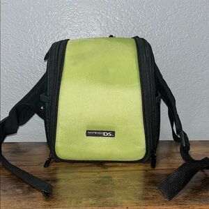 Nintendo DS Lime Green and Black Travel Backpack